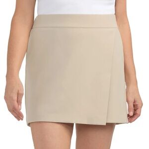 Frank by Frank and Oak Women’s Skort Beige Tan XL Shorts Skirt Flap Pull On